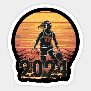 Proud Sister of a 2024 Senior Basketball Graduate Sticker